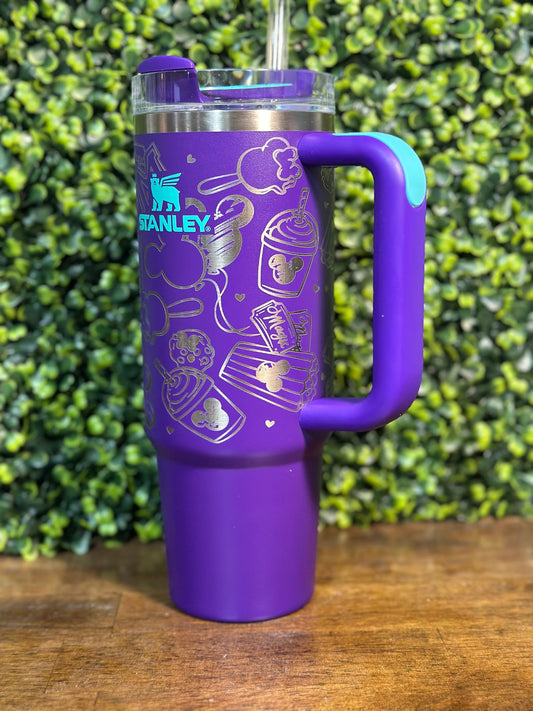 Disney / Mickey Inspired Authentic Stanley 30-ounce Tumbler with Handle and Straw