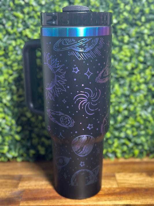 Solar Galaxy Ombre Plated 40 Ounce Tumbler image 1