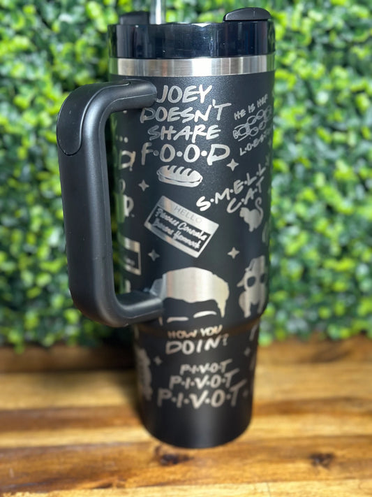 TV show FRIENDS Authentic Stanley Tumbler - 30/40 Ounce Available image 1
