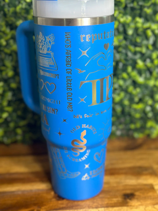 Taylor Swift (2) Inspired Authentic Stanley Full Wrap Tumbler image 1