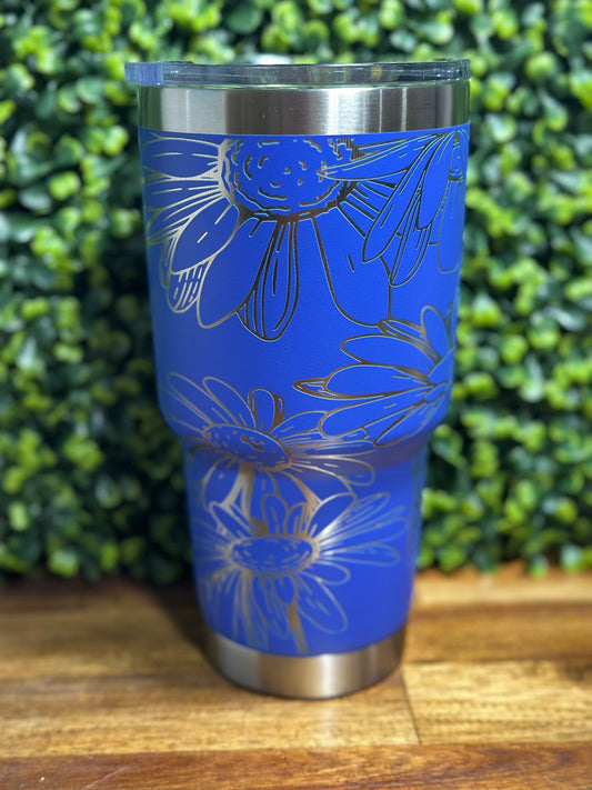 Daisy Wrapped 30 ounce Yeti Rambler