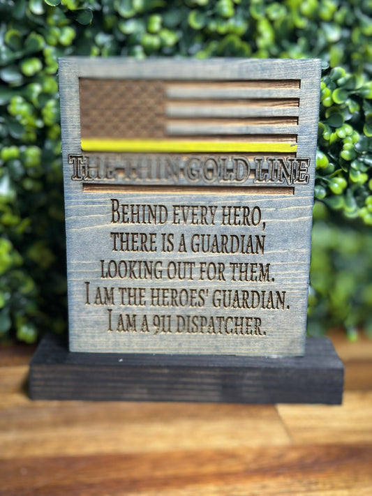 First Responders Dispatch Desk Sign