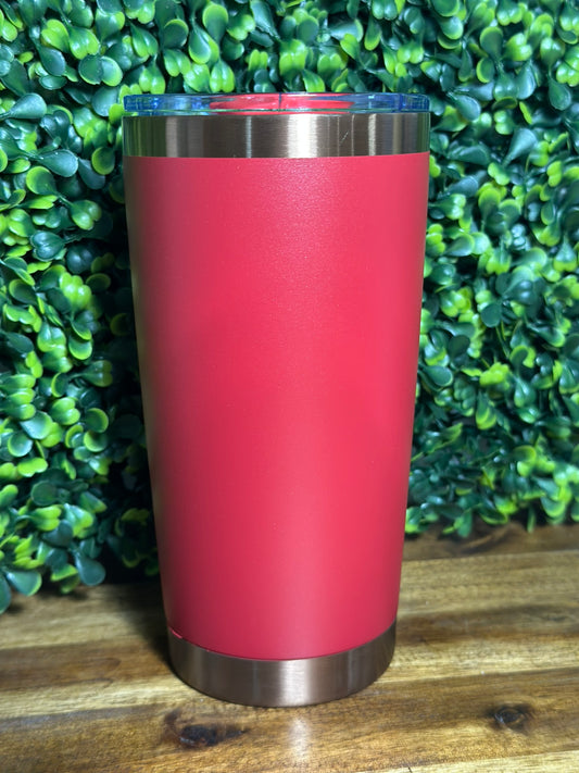 Red w/ Copper Plating 20-ounce Tumbler