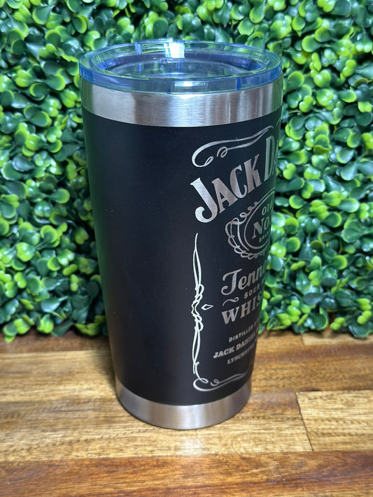 Jack Daniels Inspired 20 ounce Tumbler