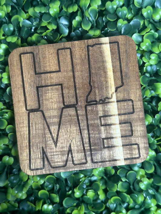 Muncie, Indiana Home Coasters - set of 4