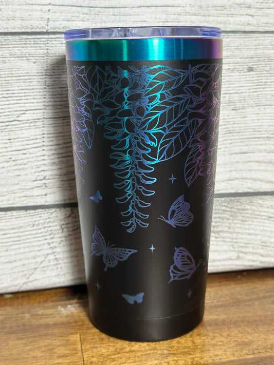Wisteria Florals - 20 oz tumbler