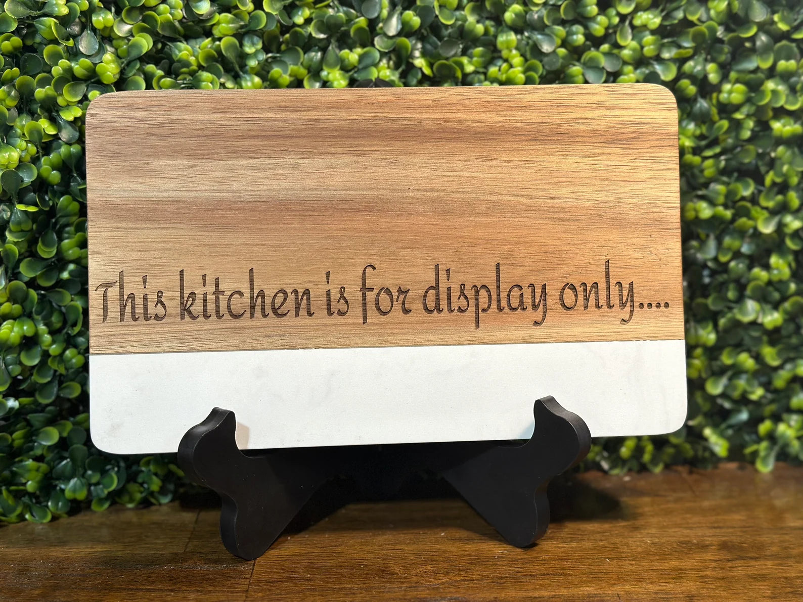 Personalized Cutting Board for Display - Custom Kitchen Decor image 0