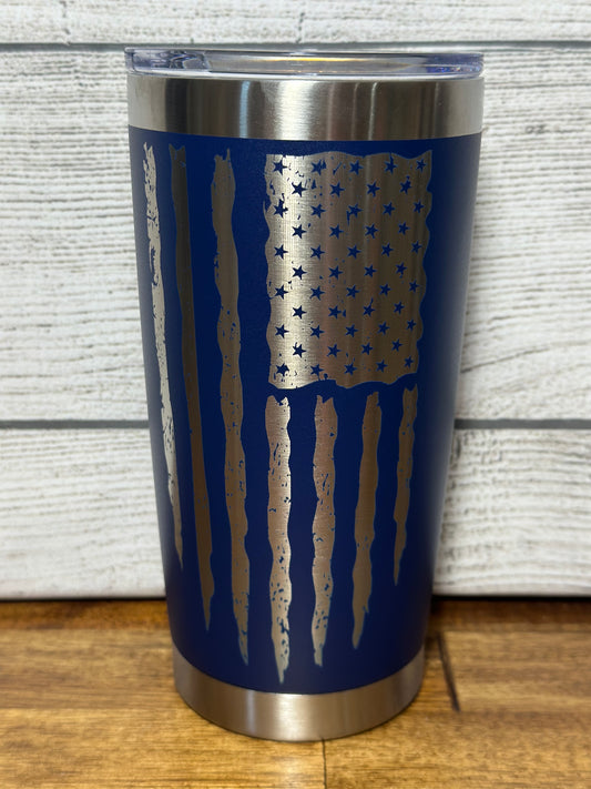 American Flag 20 oz Tumbler