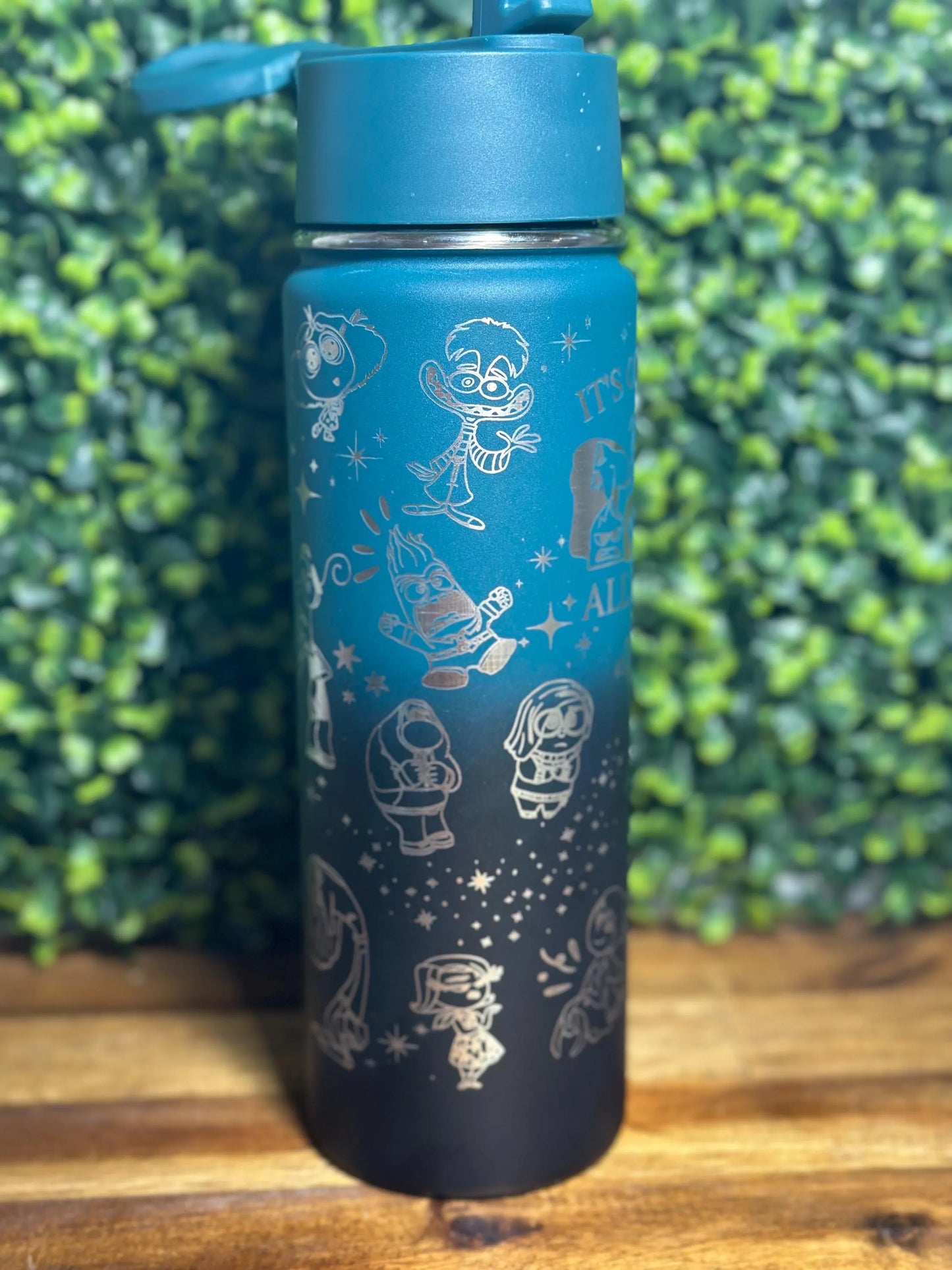 Customizable Inside Out 2 Stainless Steel Water Bottle