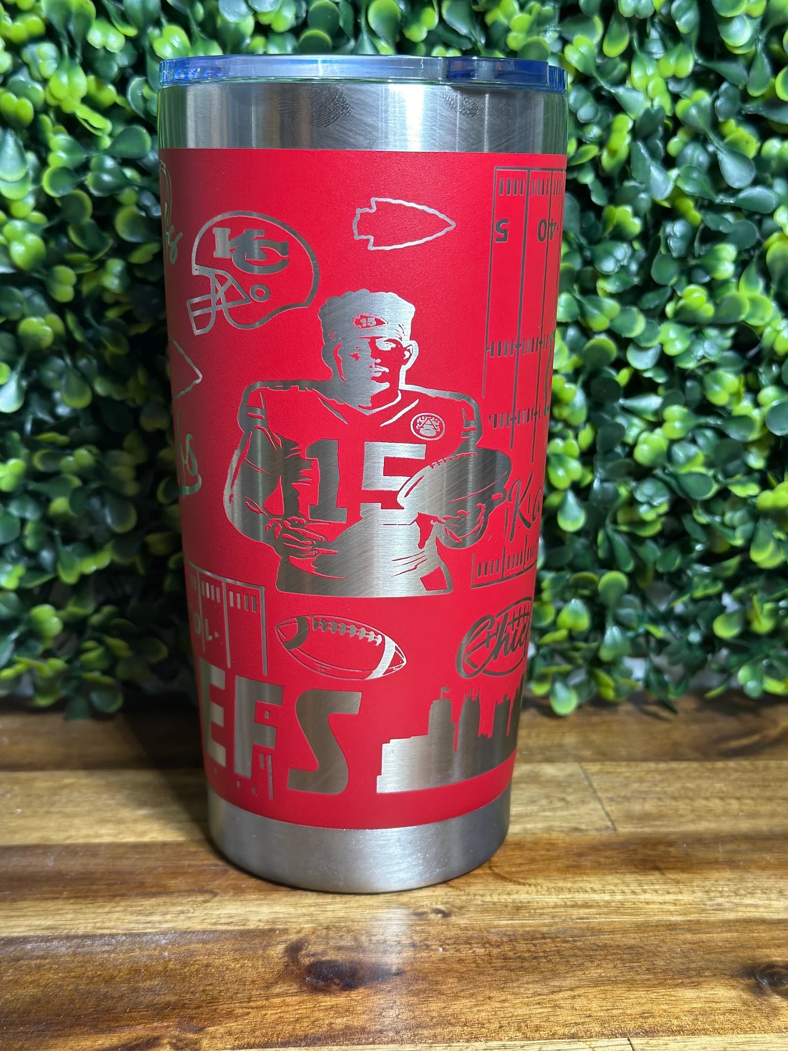 Kansas City Chiefs Travel Mug / Stainless Steel /Vacuum Sealed image 3