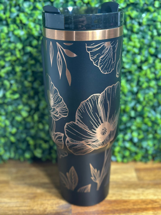 Poppy Copper Plated 40 ounce Tumbler image 0