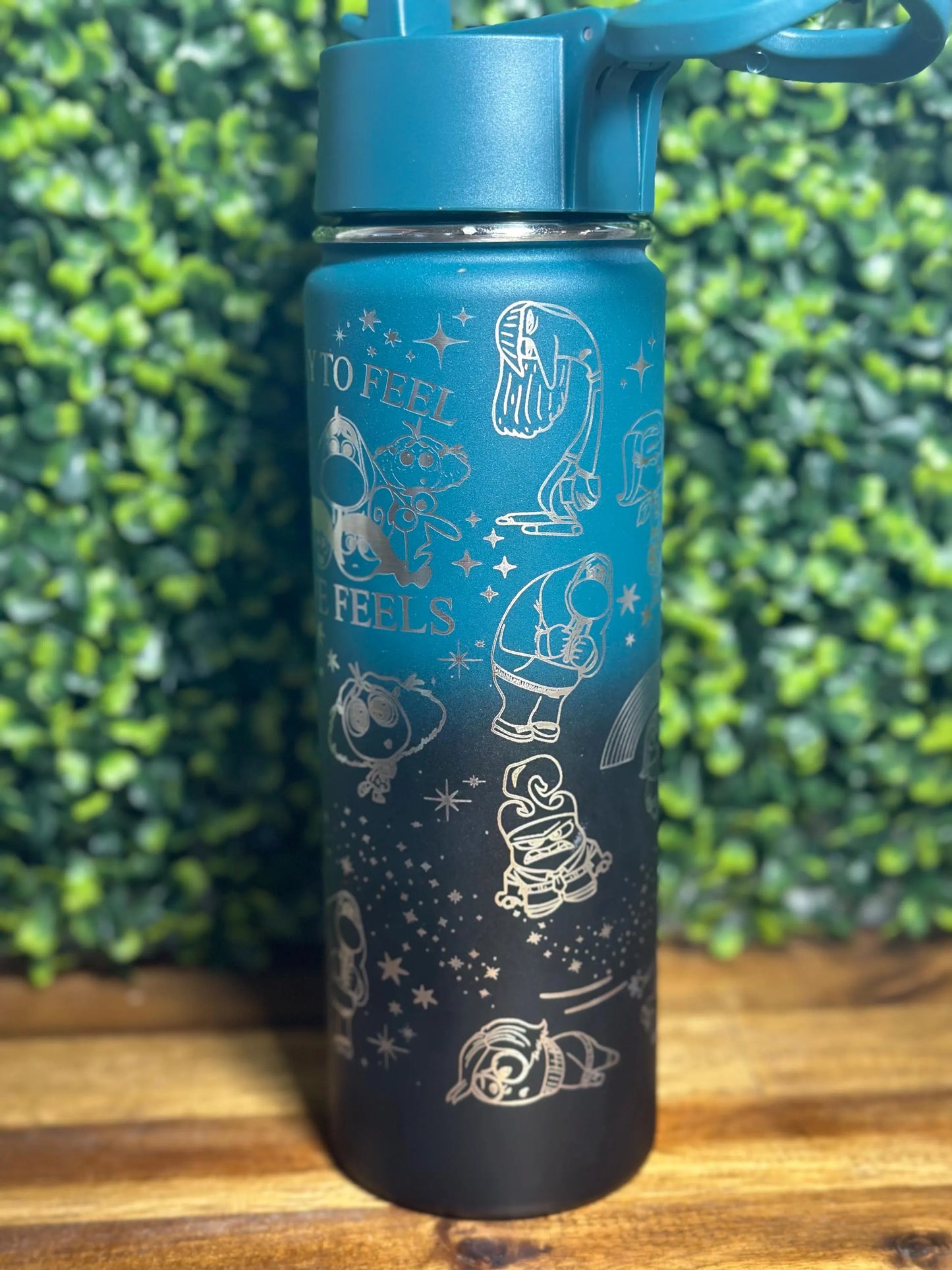 Customizable Inside Out 2 Stainless Steel Water Bottle