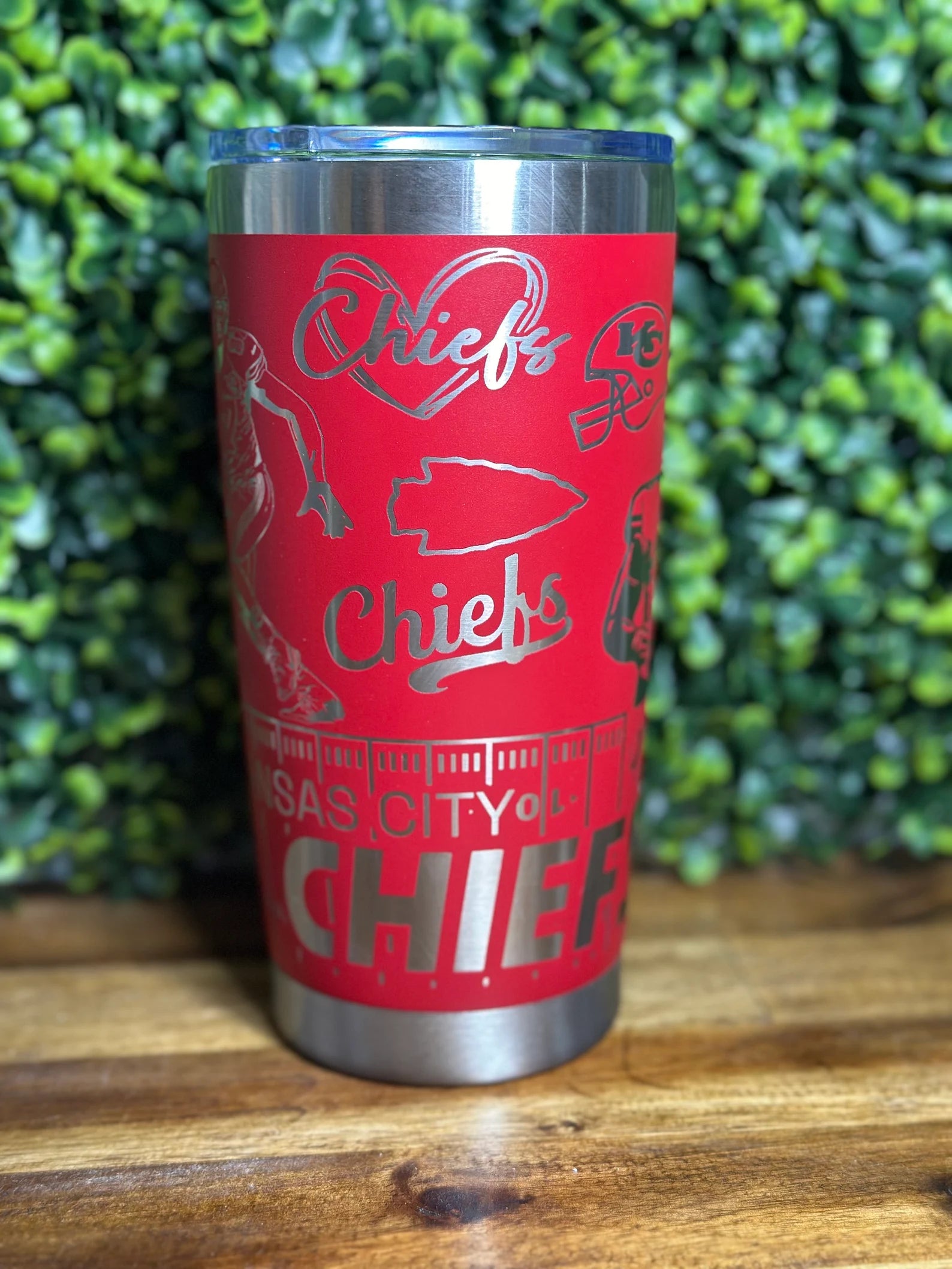 Kansas City Chiefs Travel Mug / Stainless Steel /Vacuum Sealed image 4