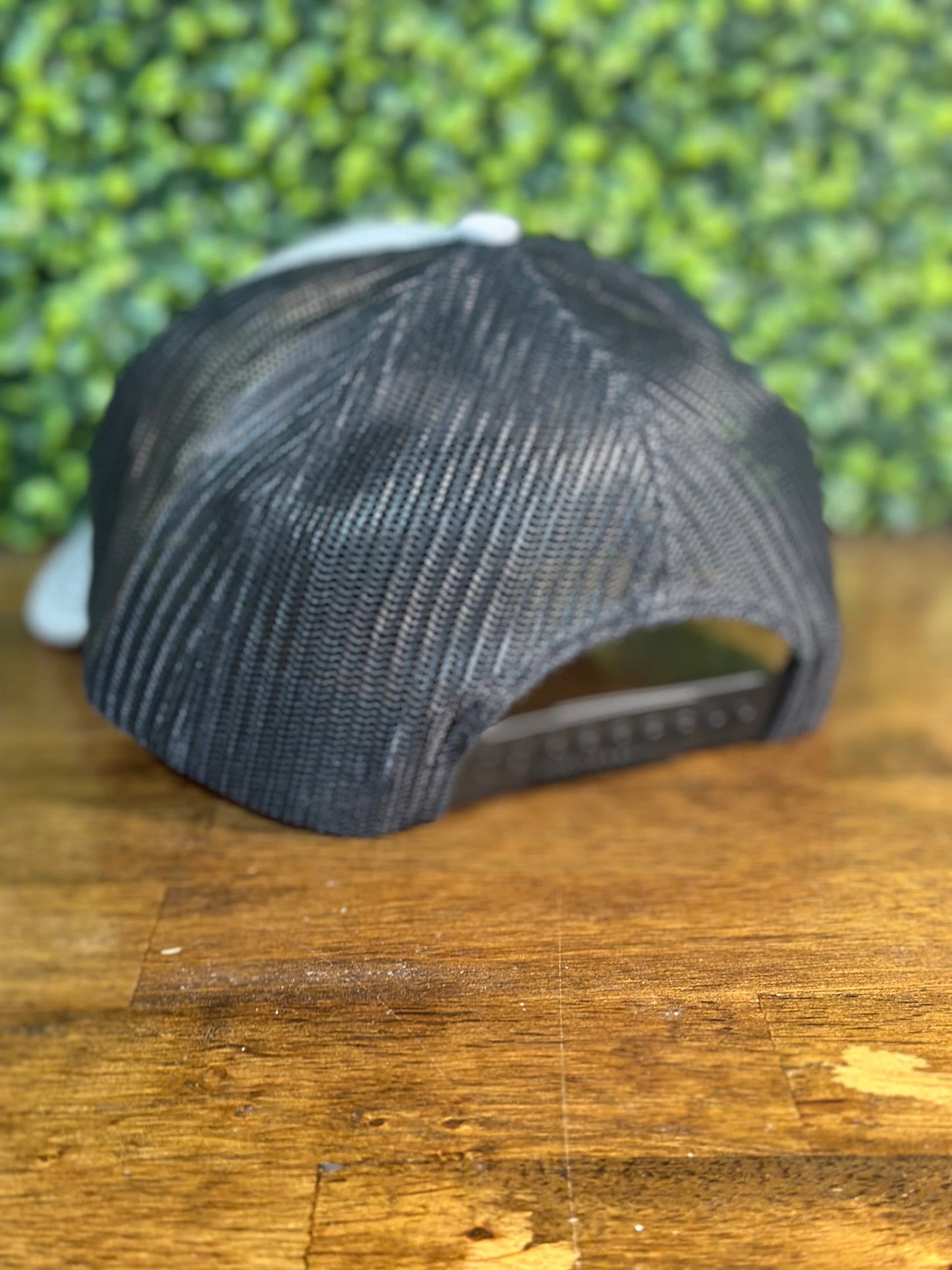 Custom Leather Engraved Longhorn Trucker Hat