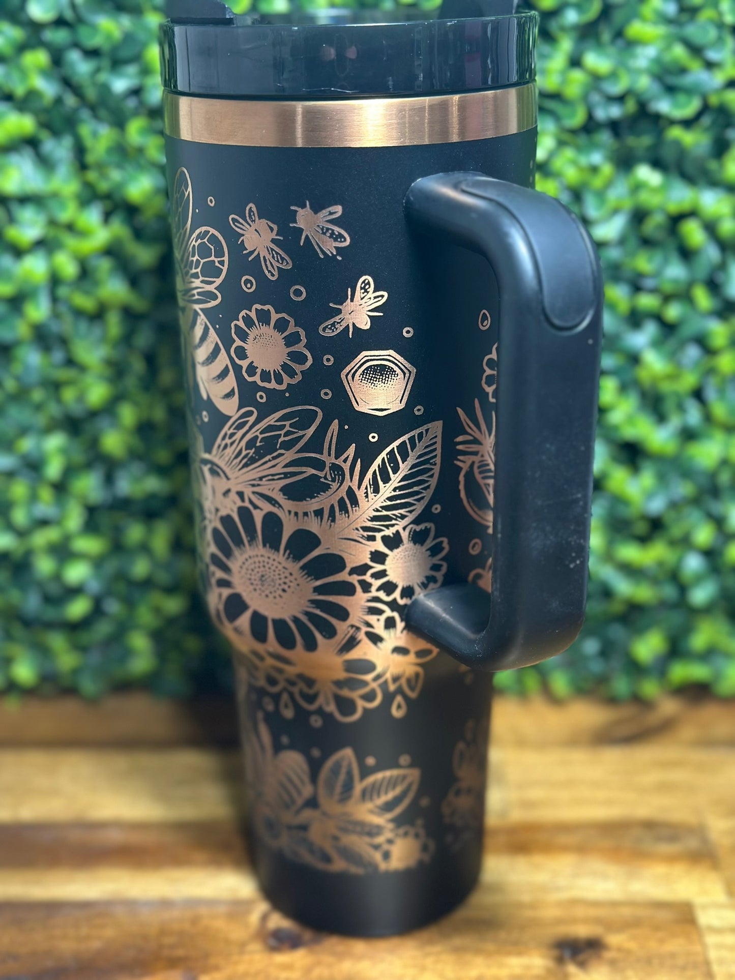 Bee Crazy Copper Plated Tumbler - 40 ounce image 2