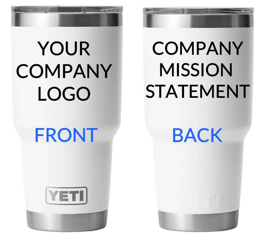 Custom Laser Engraved Yeti Rambler Tumblers w/ MagSlider Lid image 0