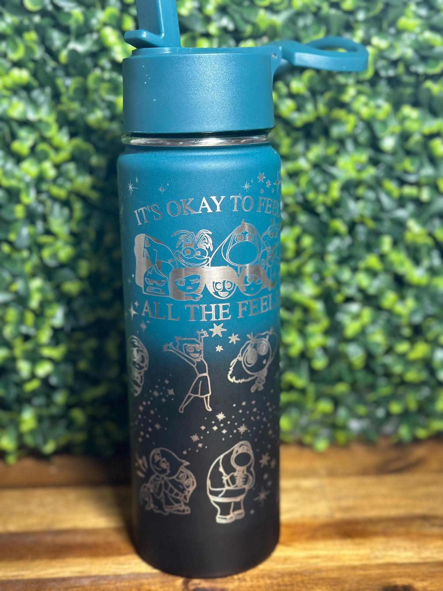 Customizable Inside Out 2 Stainless Steel Water Bottle