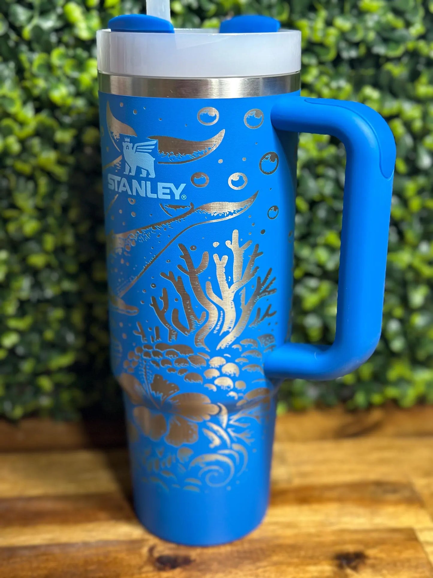 Whales Under the Sea Scenic Authentic Stanley Tumbler image 2