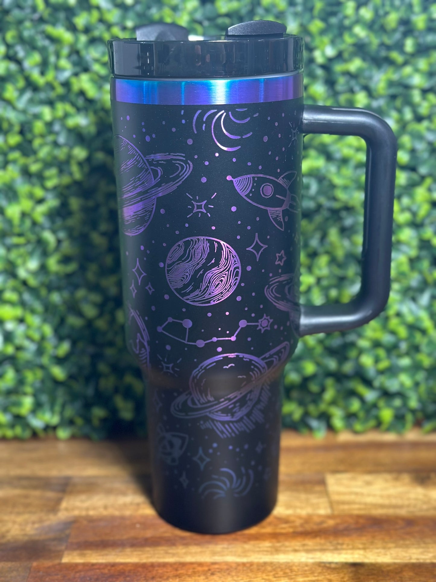 Solar Galaxy Ombre Plated 40 Ounce Tumbler image 0