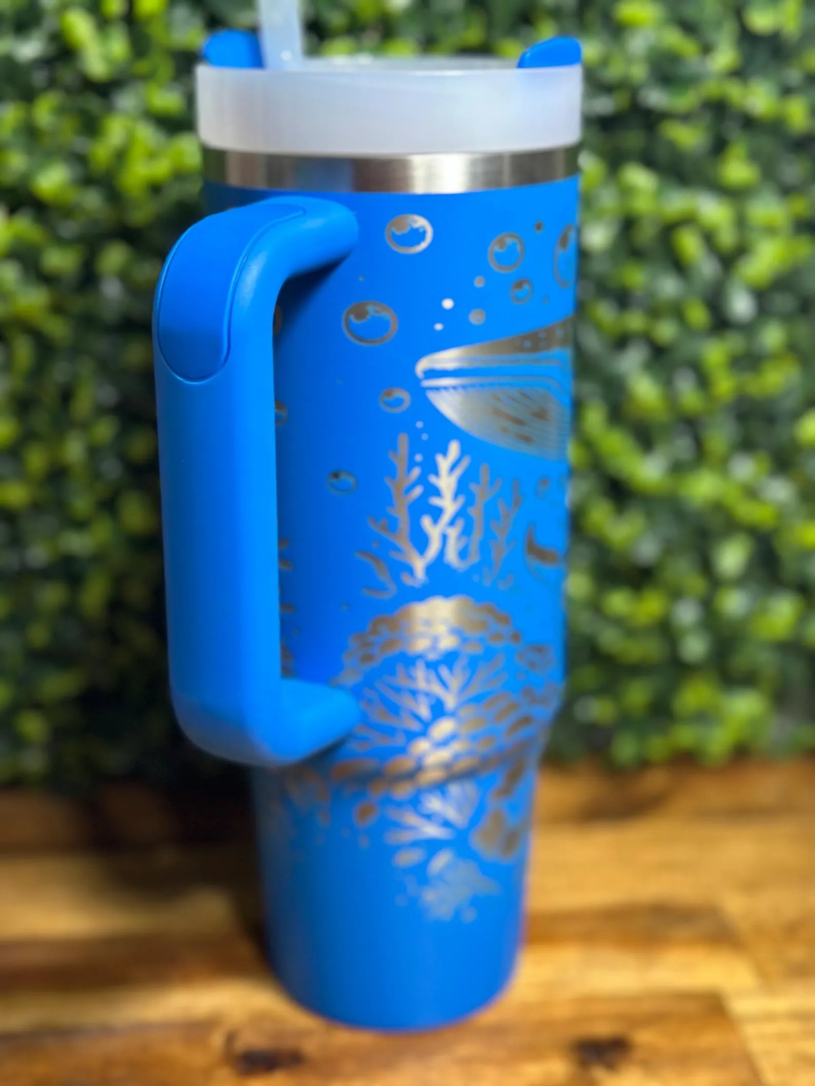 Whales Under the Sea Scenic Authentic Stanley Tumbler image 3