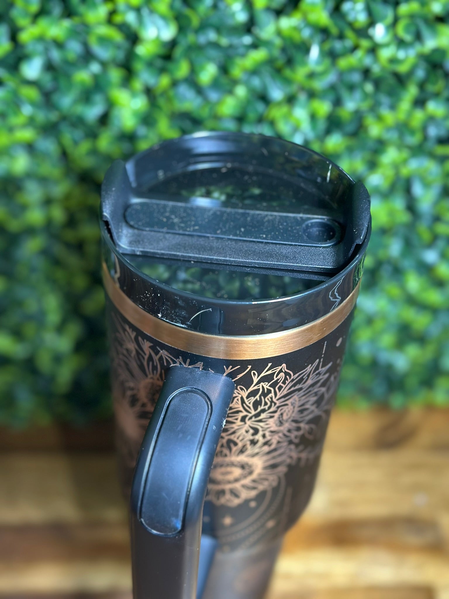 Whimsical Sunflower Copper Plated 40 Ounce Tumbler image 4