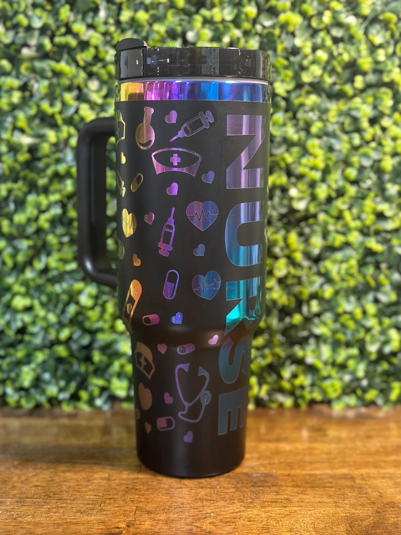 Rainbow Nurse Appreciation Tumbler - Colorful Gift for Nurses image 4