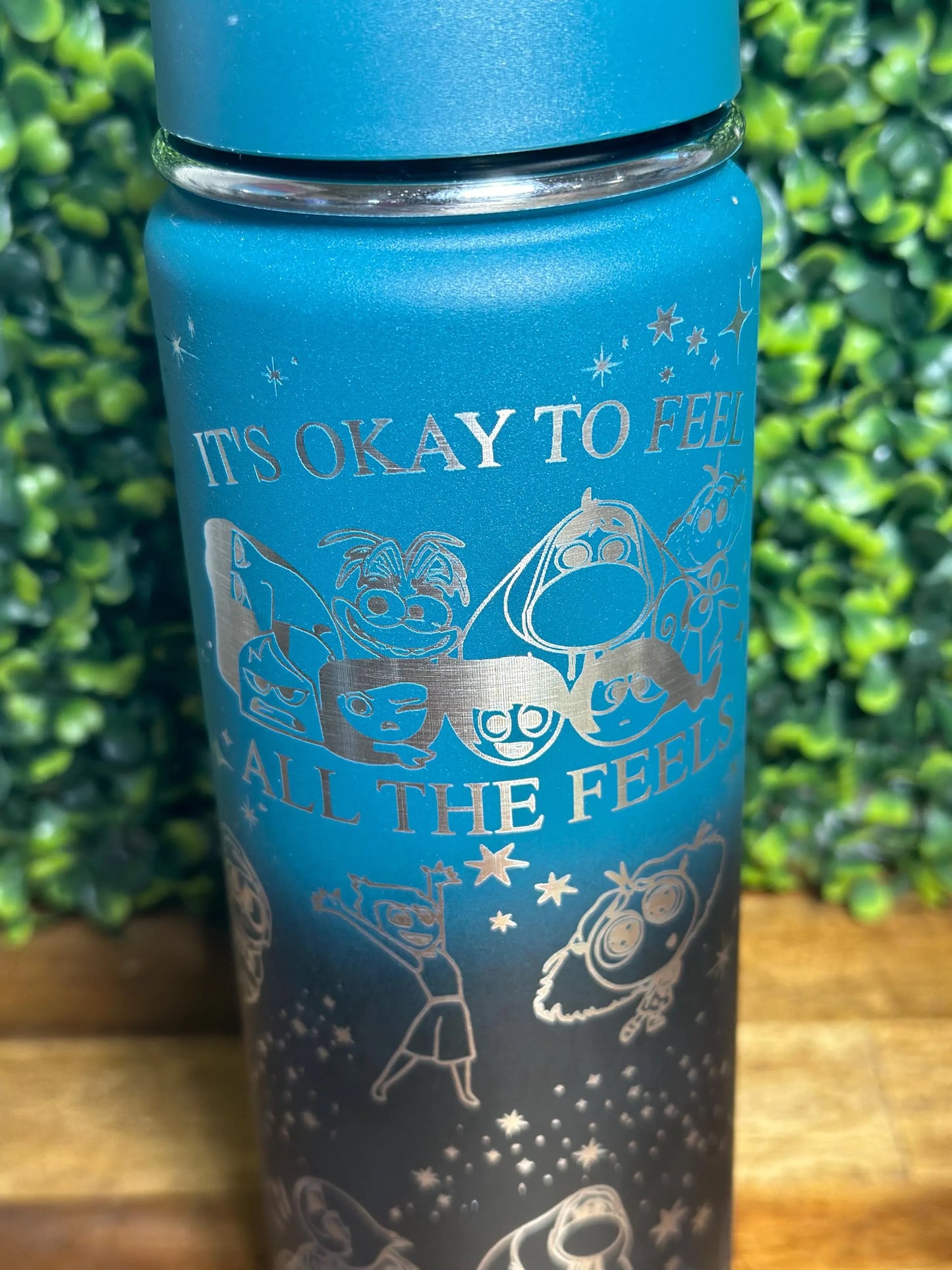 Customizable Inside Out 2 Stainless Steel Water Bottle