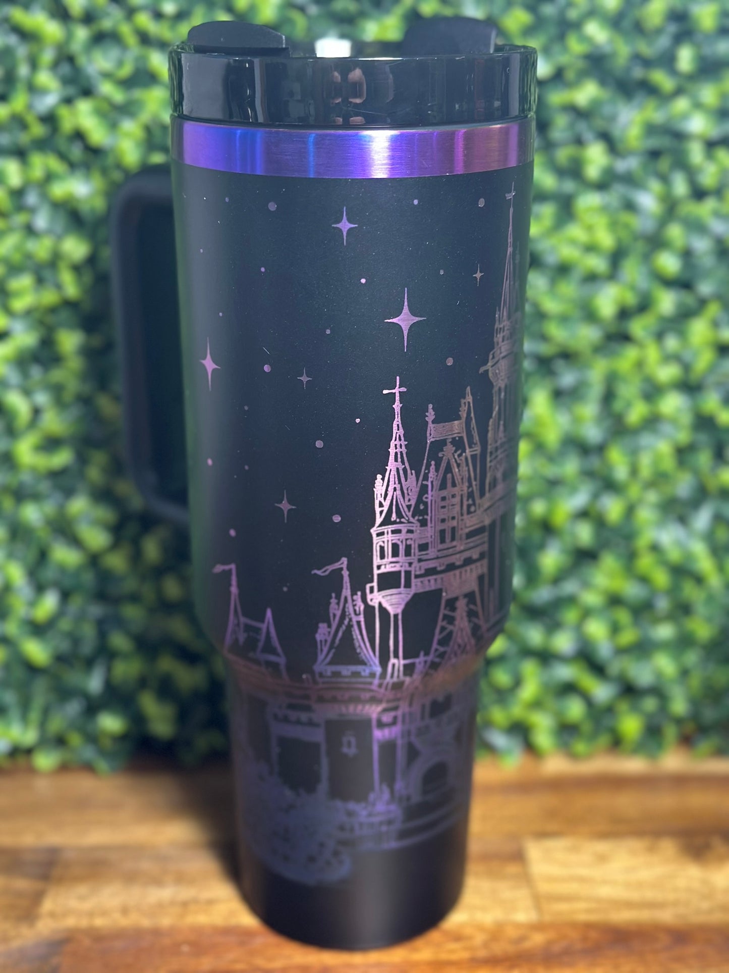 Princess Castle Rainbow Plated Tumbler image 0