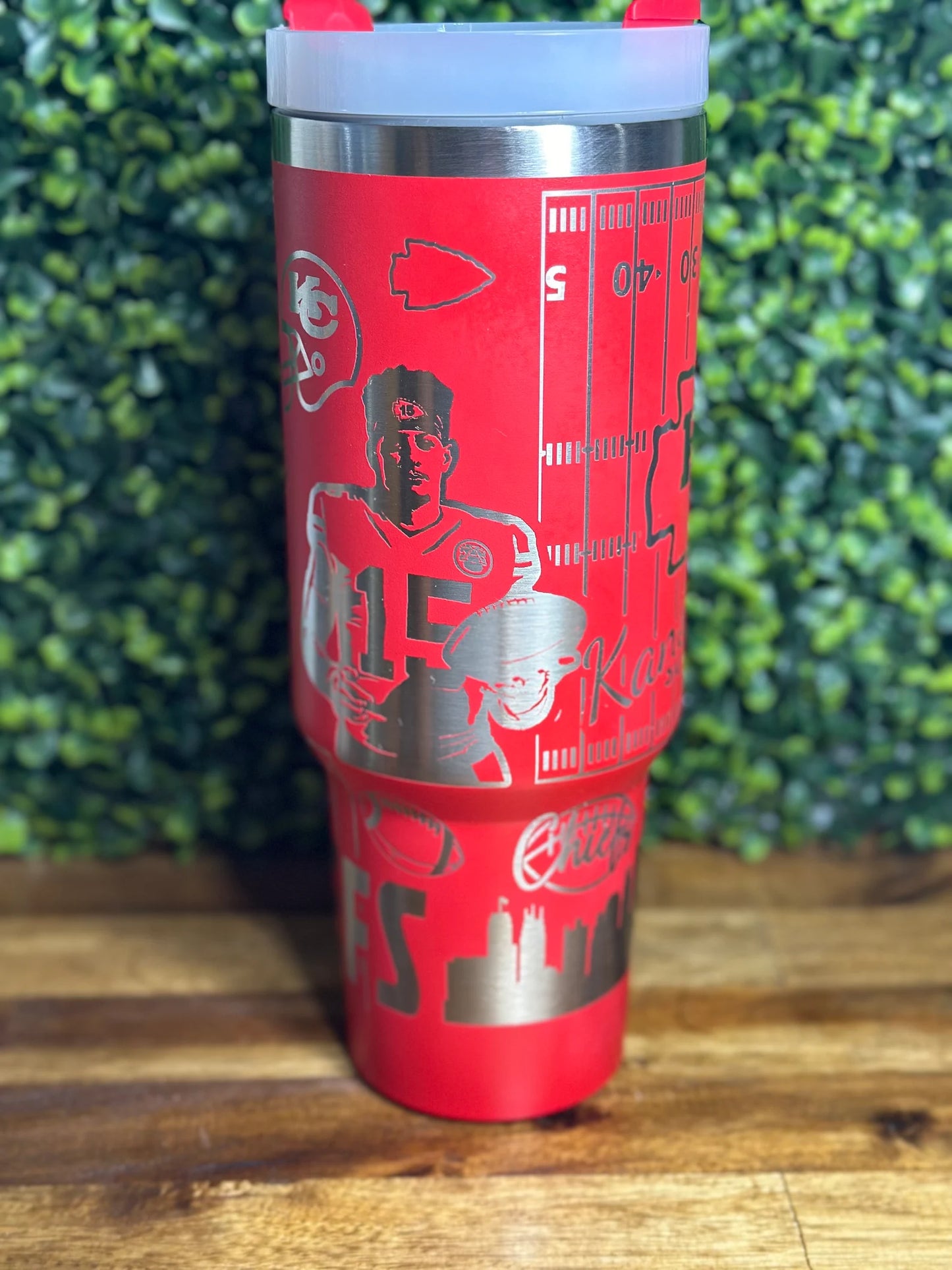 Kansas City Chiefs Travel Mug / Stainless Steel /Vacuum Sealed image 5
