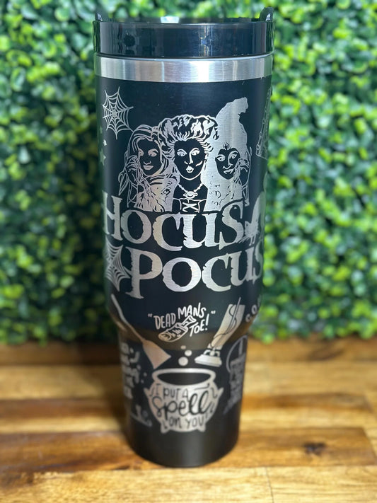 Hocus Pocus Laser Engraved 40 ounce Tumbler image 0