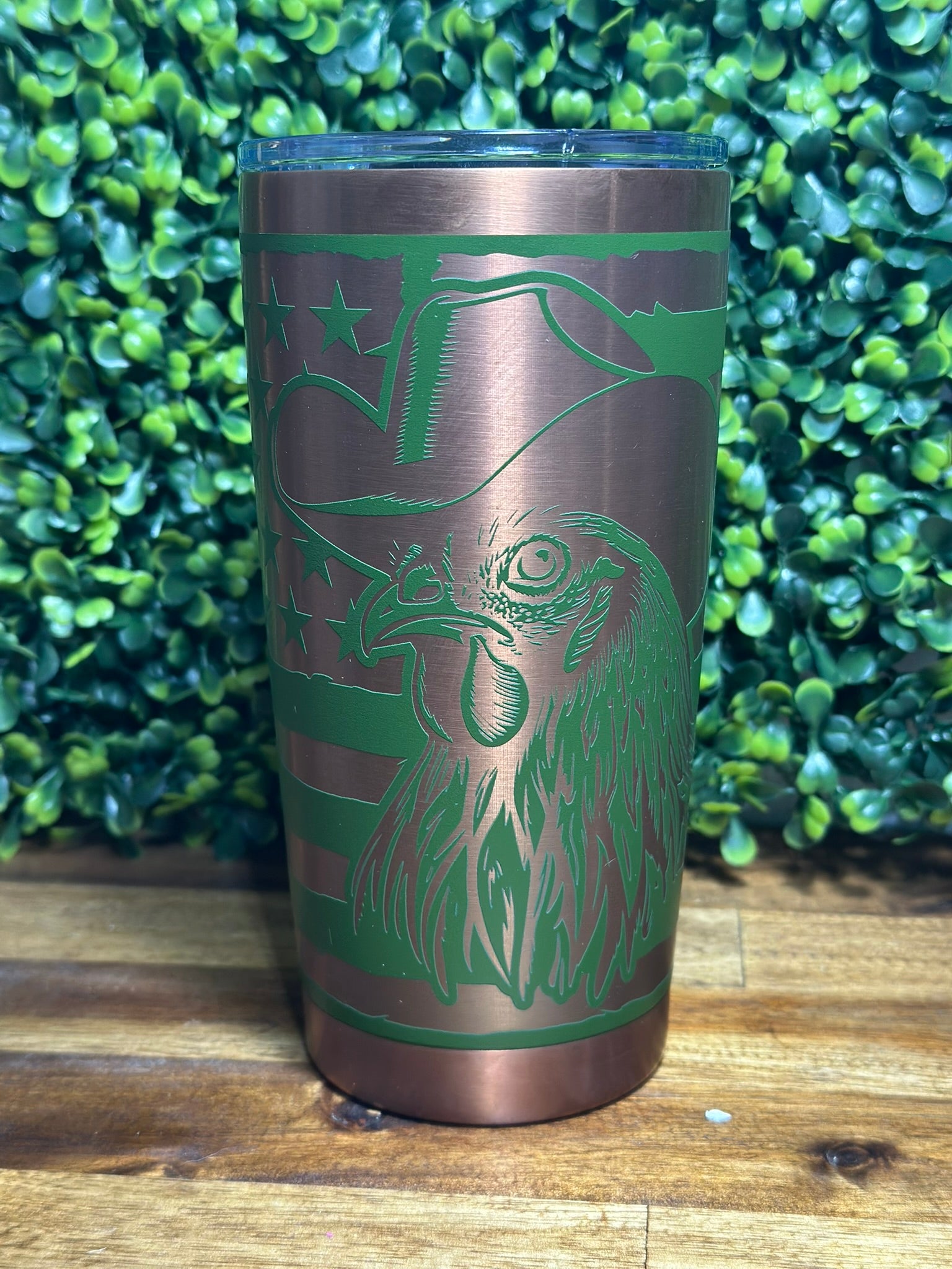 Patriotic Rooster Copper Plated Tumbler / 20 ounce image 0