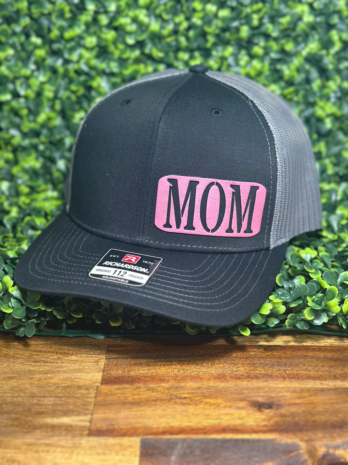 Mom Leather Patch Richardson Hat