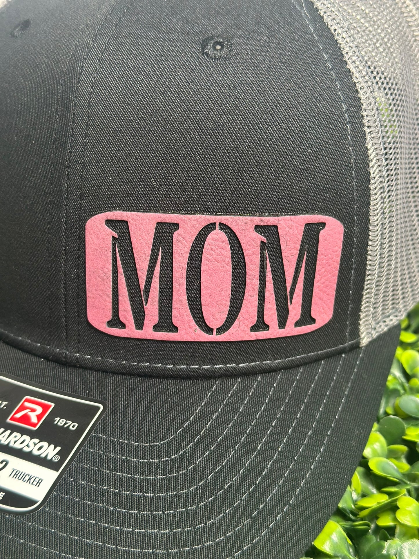Mom Leather Patch Richardson Hat