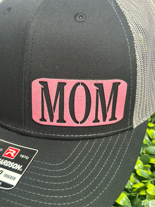 Mom Leather Patch Richardson Hat