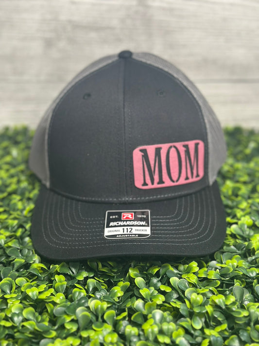 Mom Leather Patch Richardson Hat