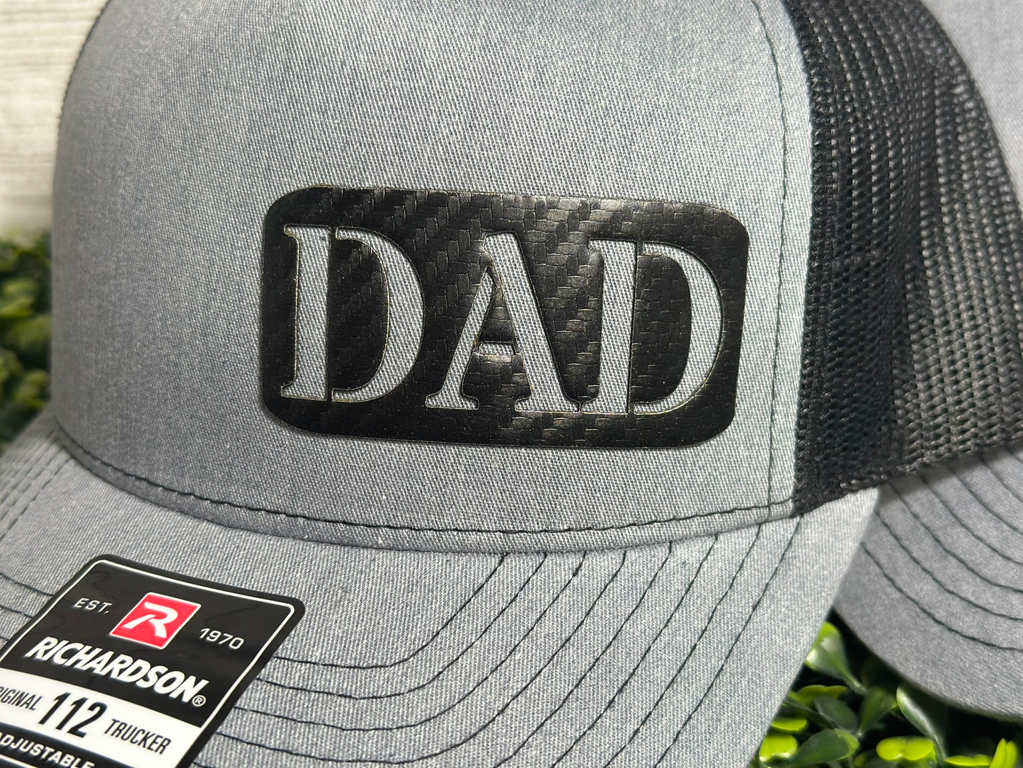 Dad/Papa Leather Patch Richardson Hat