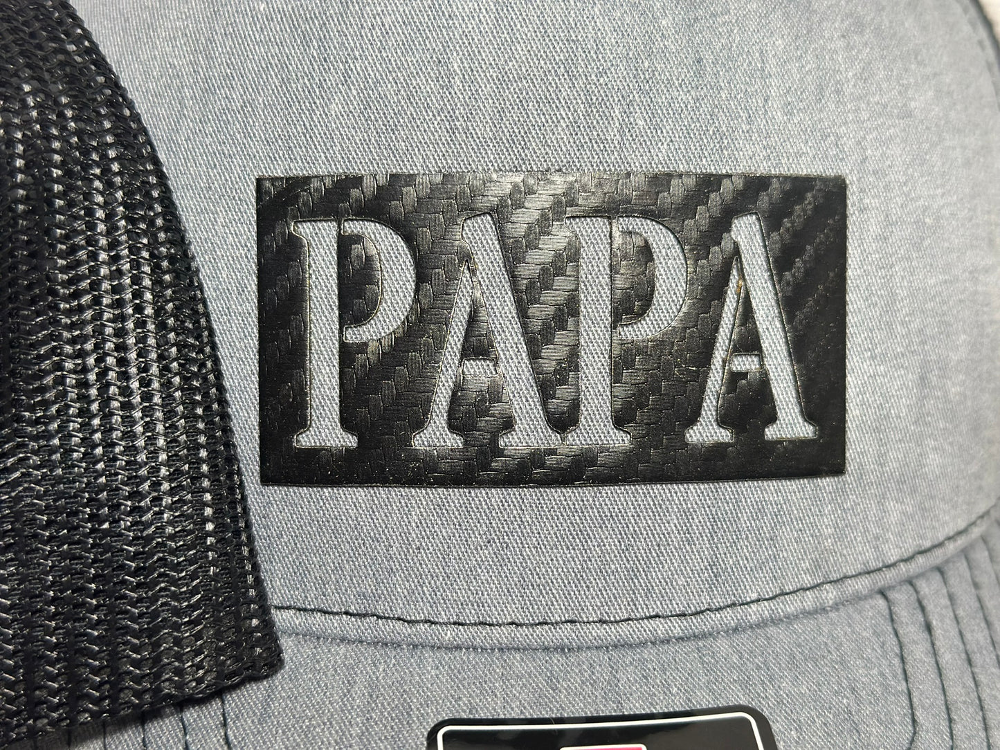 Dad/Papa Leather Patch Richardson Hat