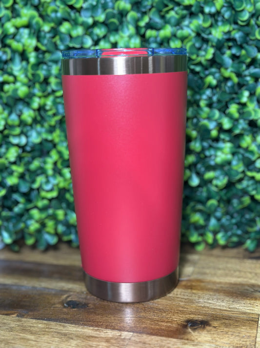 Red w/ Copper Plating 20-ounce Tumbler