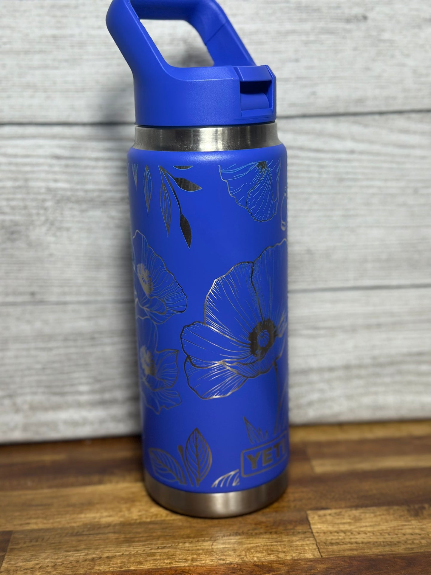 Poppy Inspired 24 oz Yeti Rambler / Gift for Her
