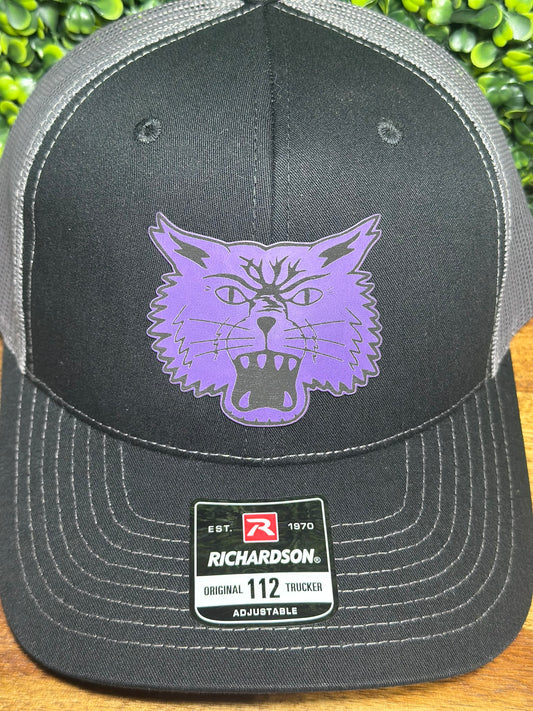 Muncie Central Bearcat Leather Patch Richardson Hat