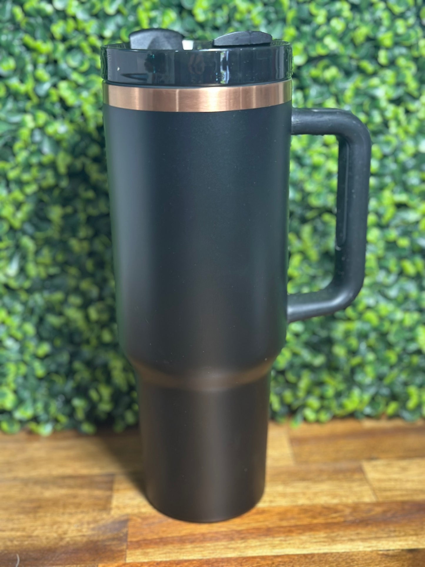 Copper Plated Black 40 ounce Tumbler - Laser Blank