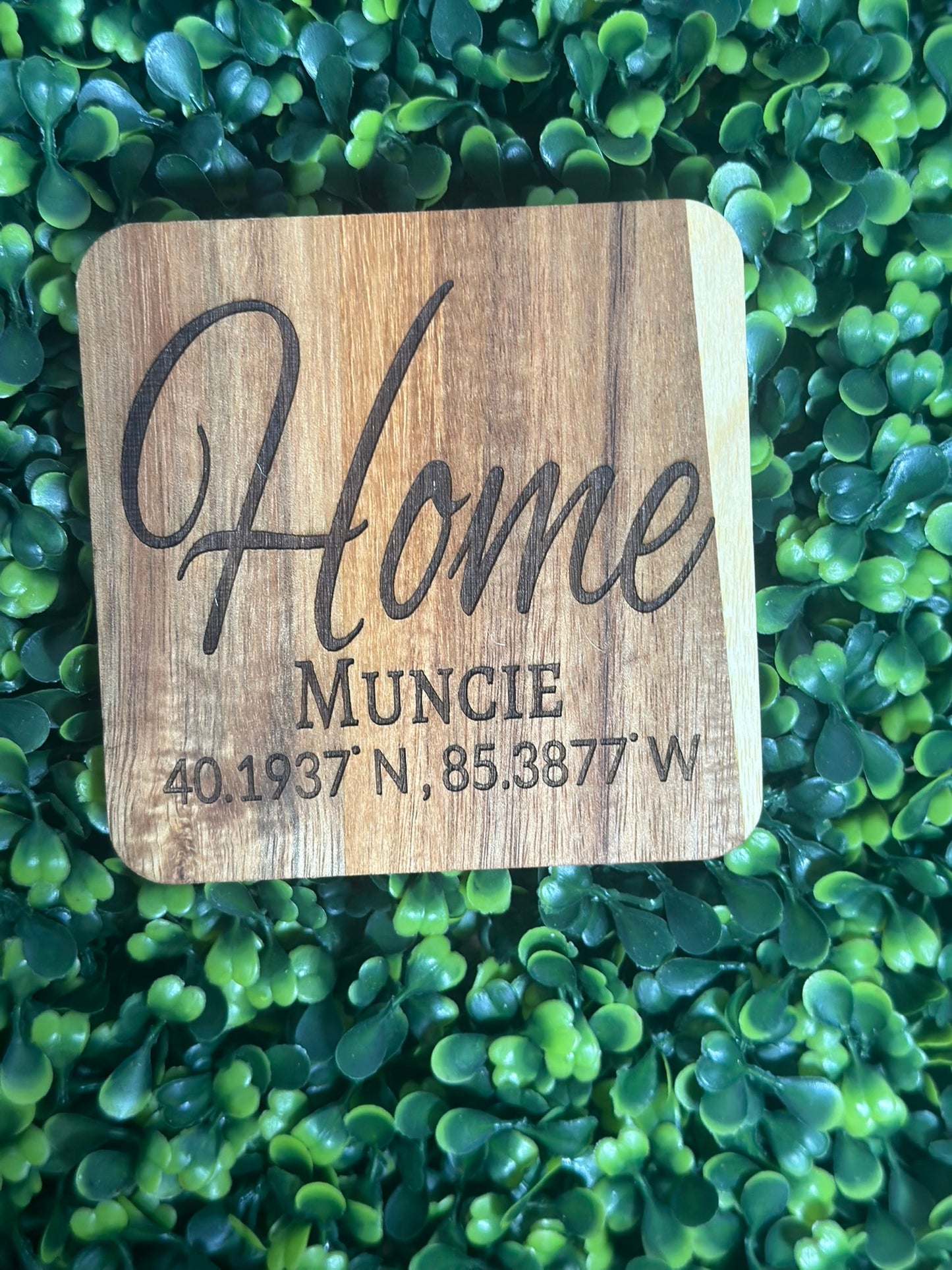 Muncie, Indiana Home Coasters - set of 4