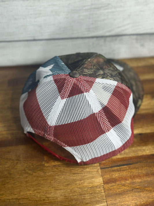 Fisherman Patriotic Richardson Trucker Hat