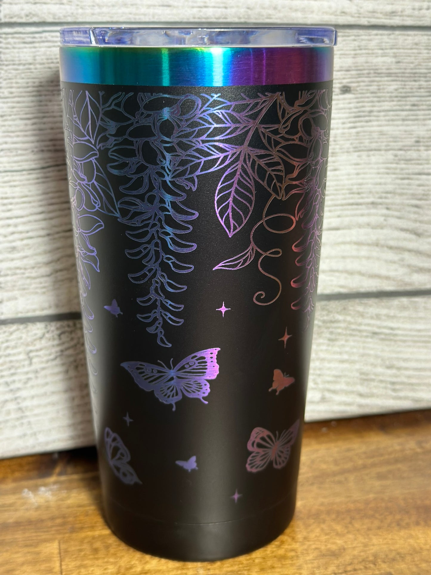 Wisteria Florals - 20 oz tumbler