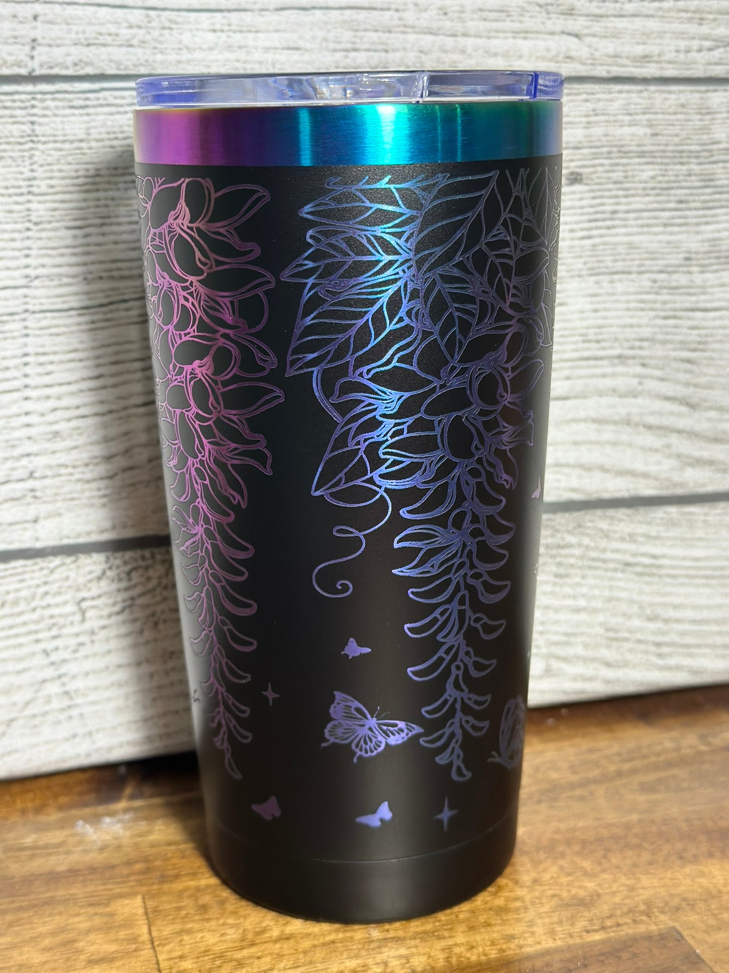 Wisteria Florals - 20 oz tumbler