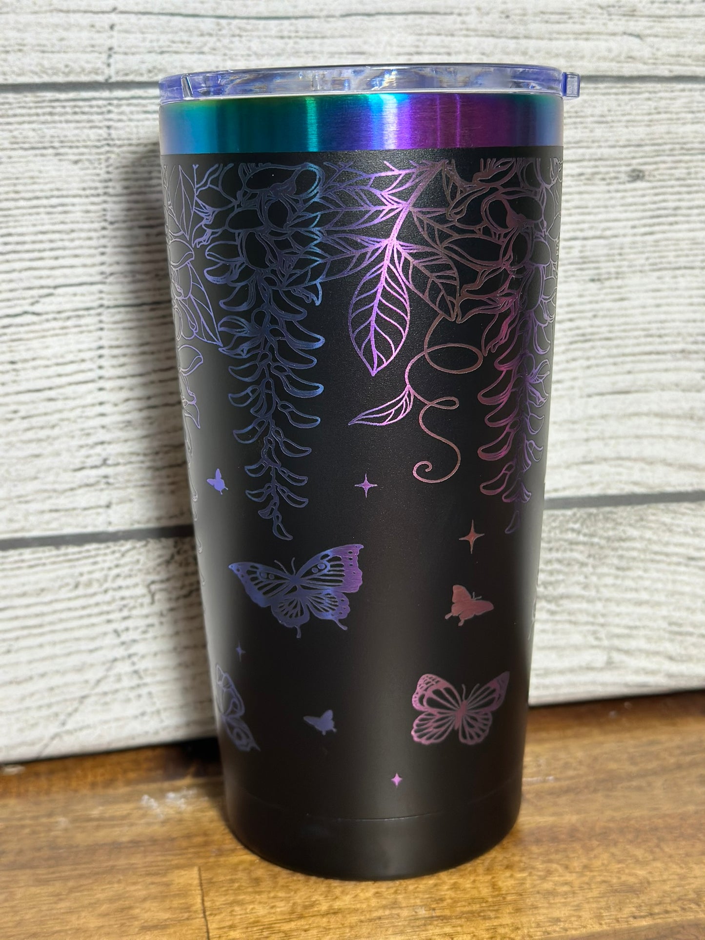 Wisteria Florals - 20 oz tumbler