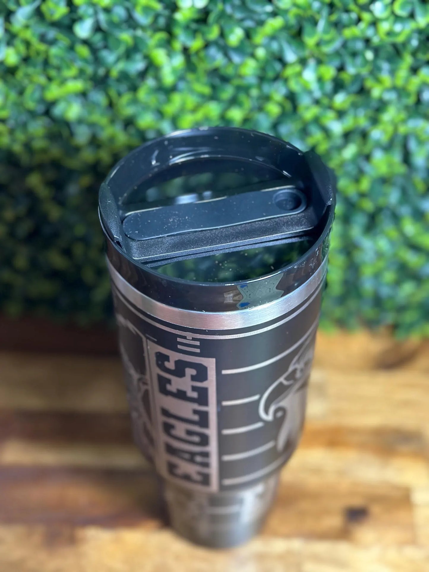 Eagles inspired laser engraved tumbler image 6