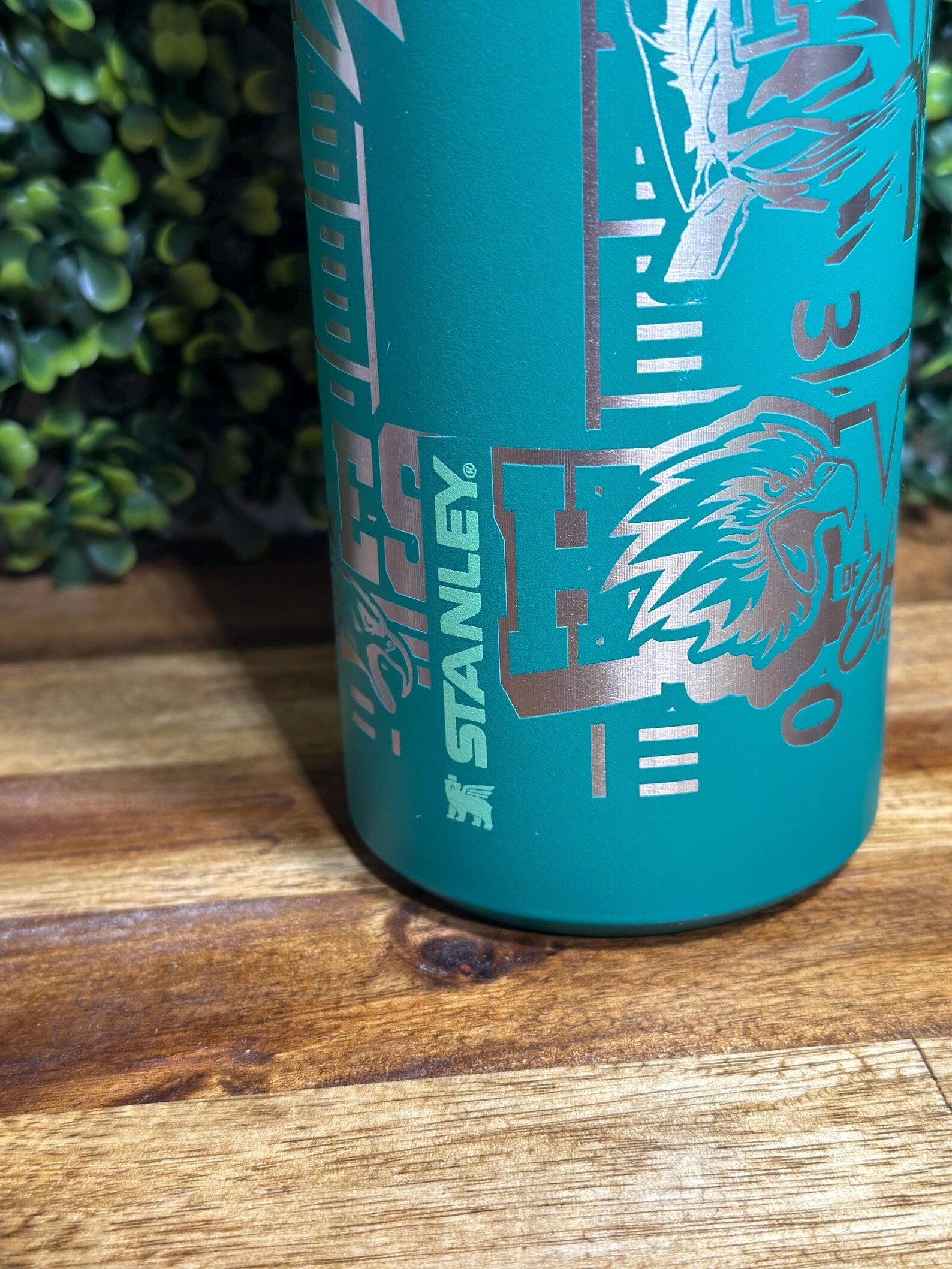 Eagles Laser Engraved Stanley IceFlow Bottle with Fast Flow Lid image 4