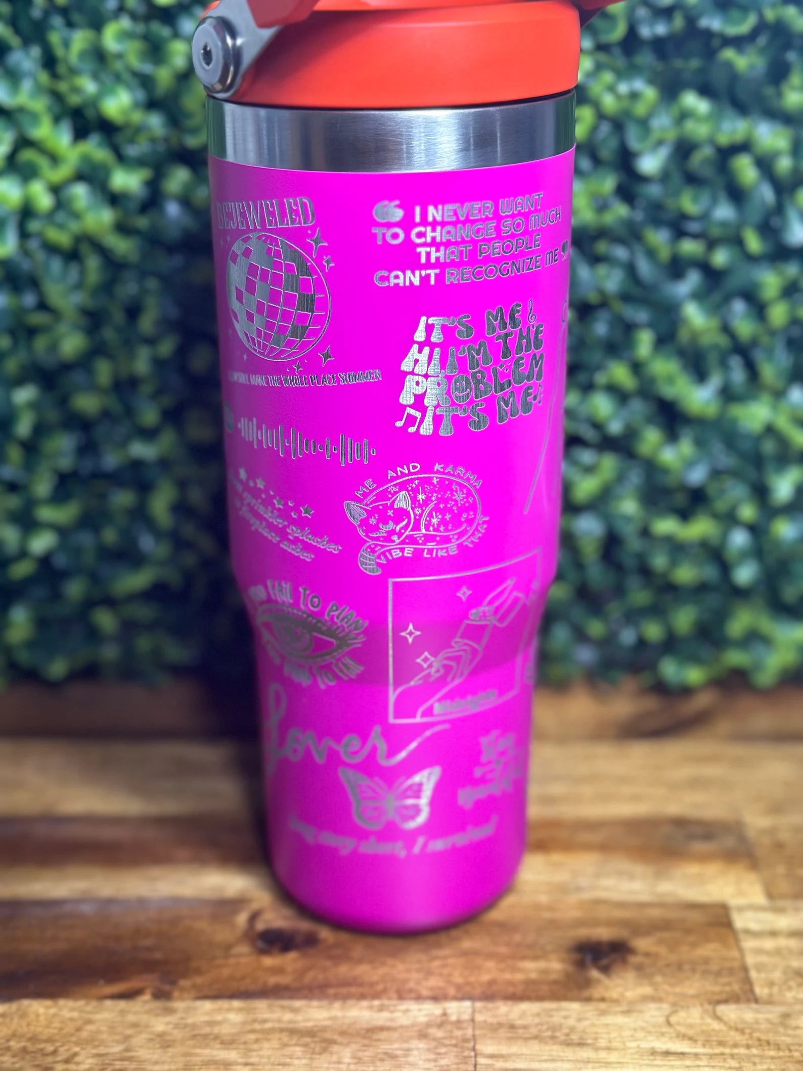 Adorable Taylor Swift Authentic Stanley Flip Top Tumbler / Multiple color option image 2