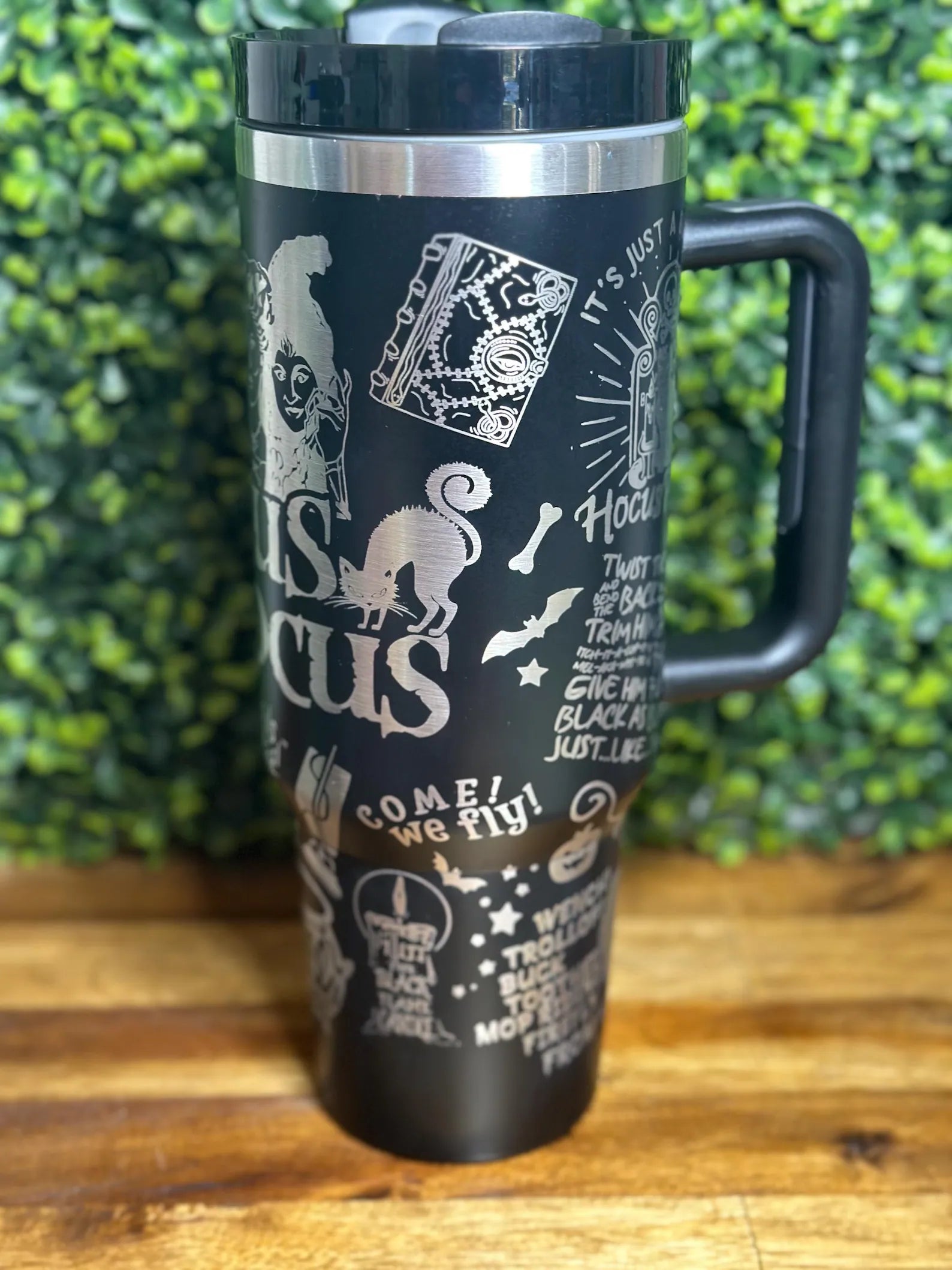 Hocus Pocus Laser Engraved 40 ounce Tumbler image 2